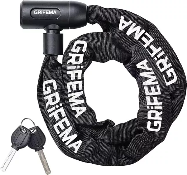 GRIFEMA GA1201-12 Lucchetto Antifurto Per Bicicletta Moto Ecc... Con Chiave