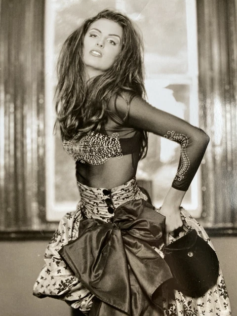 YASMEEN GHAURI ICONIC 90s Original Fashion Print £19.36 - PicClick UK