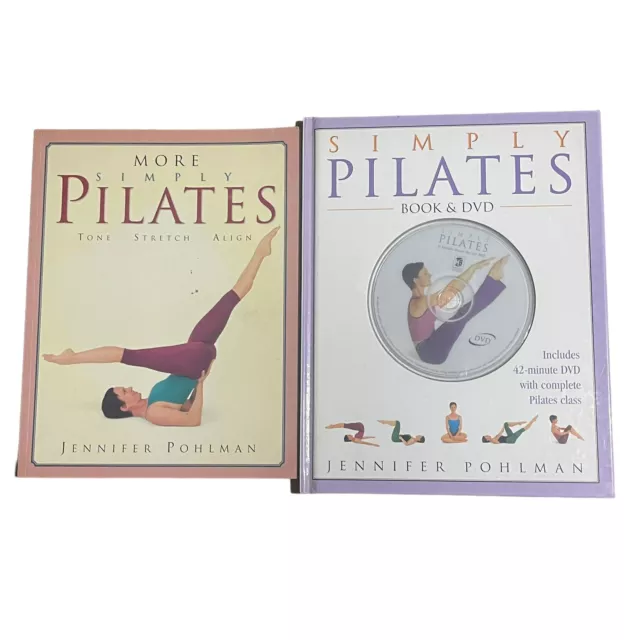 Simply Pilates Book & DVD & More Pilates Book Jennifer Pohlman Health Fitness