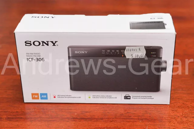 Sony AM/FM Radio Basic and Good Portable Battery Powered