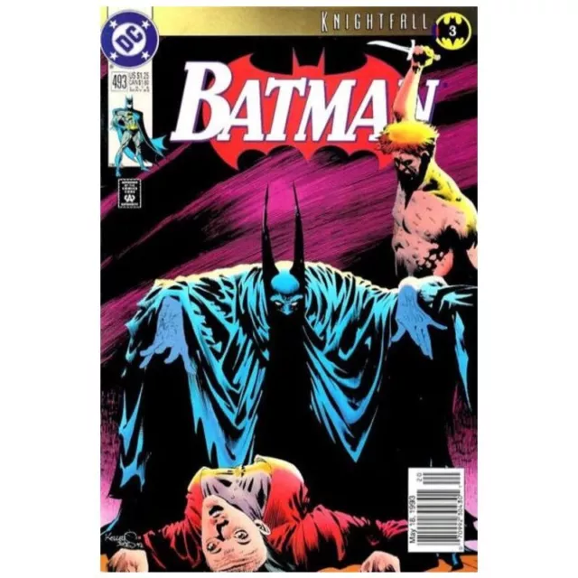 Batman (1940 series) #493 Newsstand in Near Mint minus condition. DC comics [m/