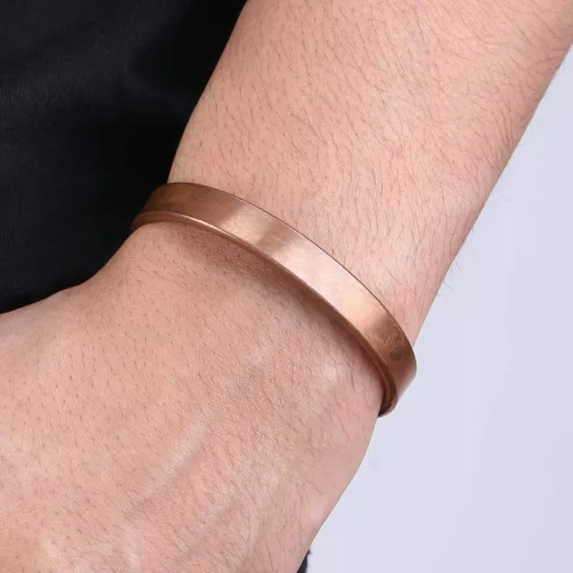 Brazalete magnético de cobre puro 10, 6 para terapia de artritis, energía...