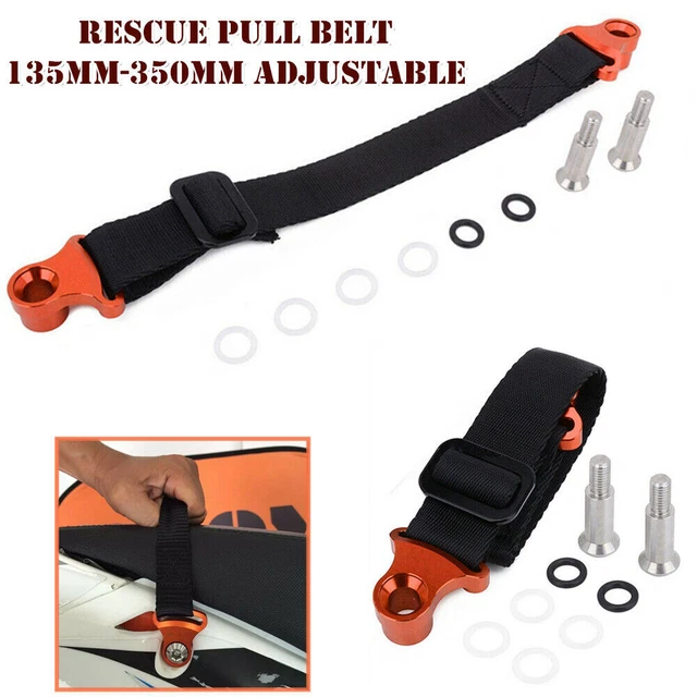 Universal CNC Adjustable Motocycle Rear Pull Handle Lift Tow Strap Belt Pit Bike