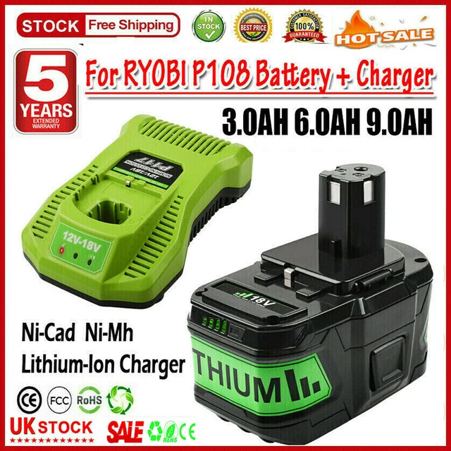 Ryobi 18v battery 9.0 ah deals