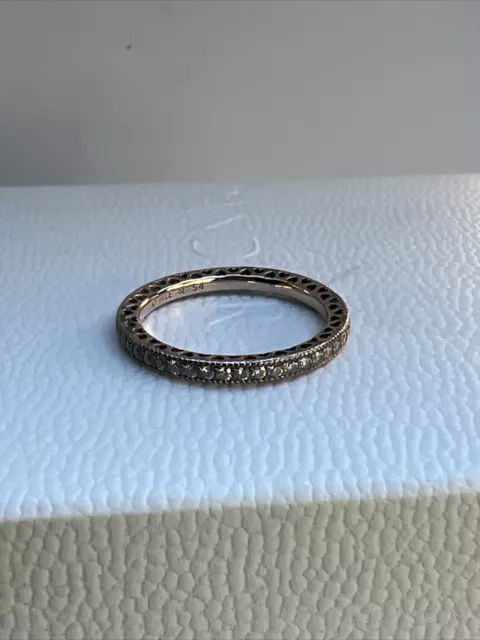 Pandora sparkle and hearts shop ring rose gold