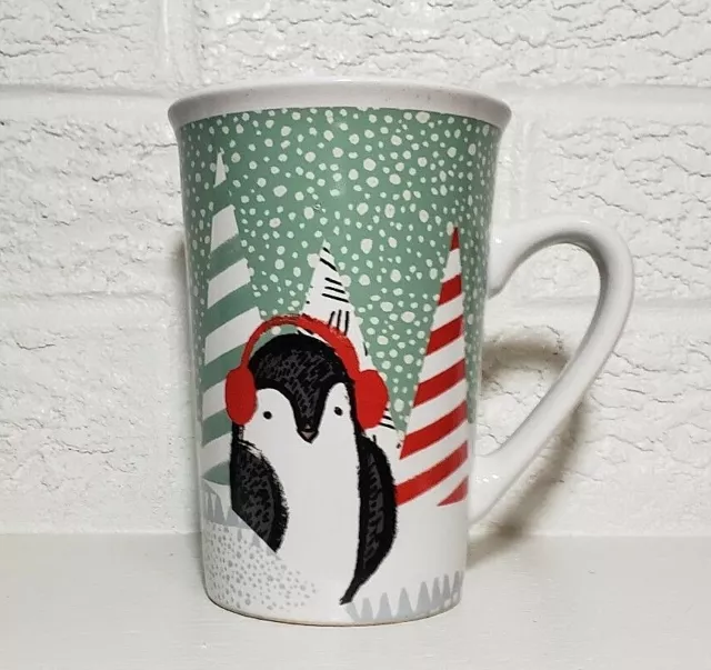 Starbucks - Coffee Mug/Cup - Holiday/Christmas/Winter - Penguin - 11 ounces