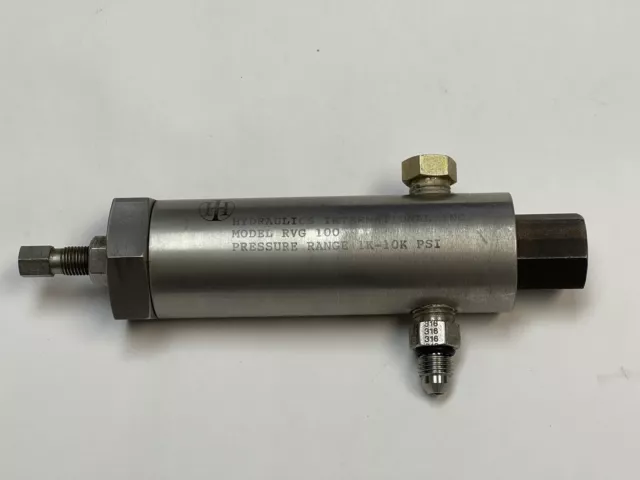 Hydraulics International RVG 100 Pressure Relief Valve Pressure 1K - 10K PSI