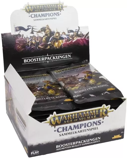 Warhammer Age Of Sigmar Champions TCG Sealed 24 Booster Display Box DE Deutsch