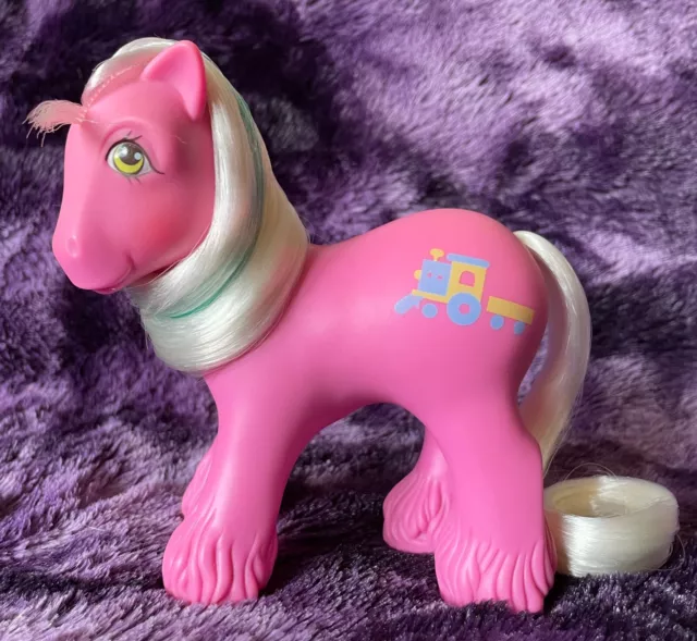 G1 Hasbro My Little Pony Big Brother - Tracks / Steamer - Vintage 1980s