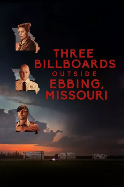 Tre Manifesti A Ebbing, Missouri Film 2017 Poster Locandina 45X32Cm