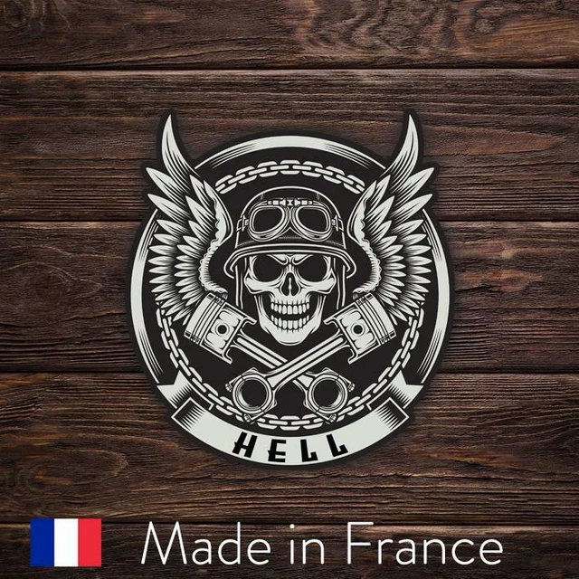 Stickers Corse Rétro Réfléchissant - Kit Autocollant Casque