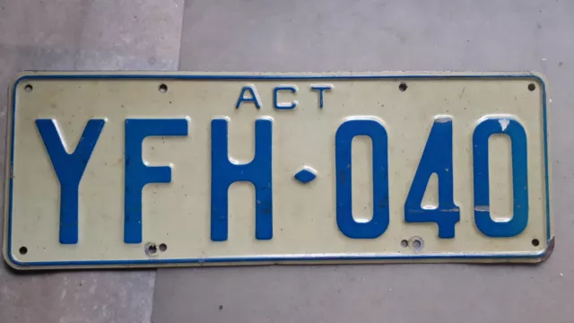 AUSTRALIEN kfz auto NSW kennzeichen nummernschild number plate ACT Canberra