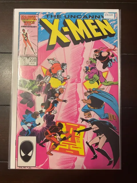 The Uncanny X-Men 208 Vol 1 High Grade 9.4 Marvel Comic Book D74-119