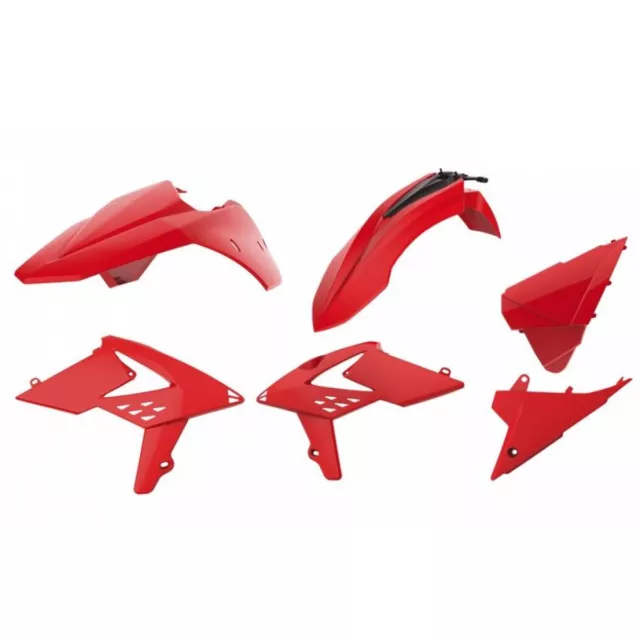 Polisport Plastiksatz Plastikkit Beta Rr 300 350 480 13-17 Komplett Rot Red