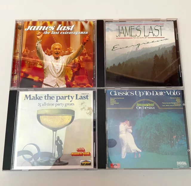 James Last CD Bundle Party Greats, Evergreens, Classics, Last Extravaganza VG+