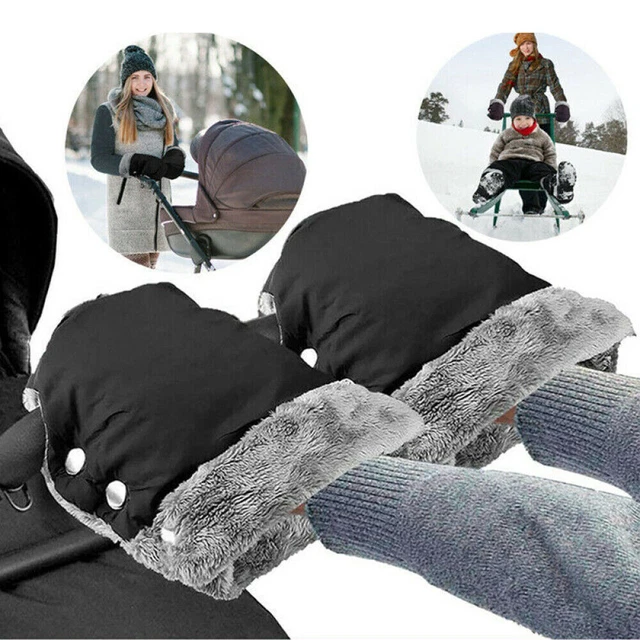 Winter Pram Stroller Mittens Hand Cover Buggy Muff Glove Warm Cart Accessories