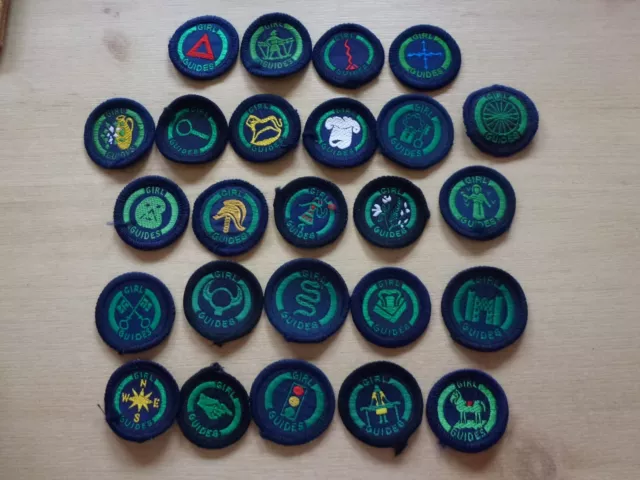 Girl Guides Interest Badges  various options