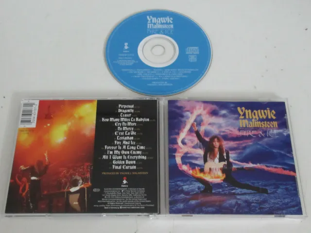 Yngwie Malmsteen ‎– Fire & Ice /Elektra  - 9 61137-2 CD ALBUM