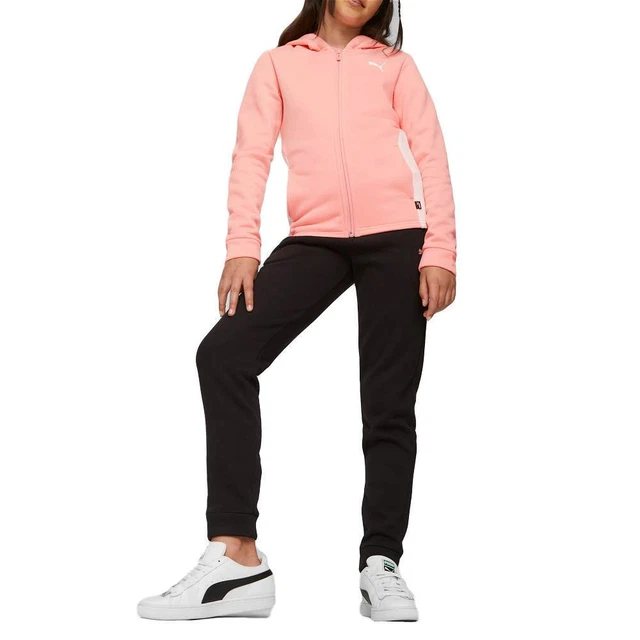 Puma Tuta da Ragazza con Cappuccio Rosa Codice 676375-63 - 9B