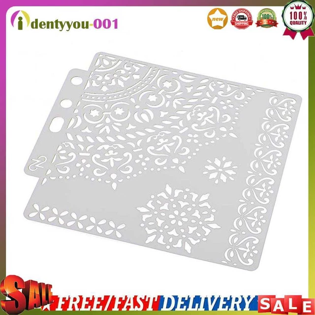 Plantilla de pastel Starnear de plástico, para decorar fondant, estampado, DI