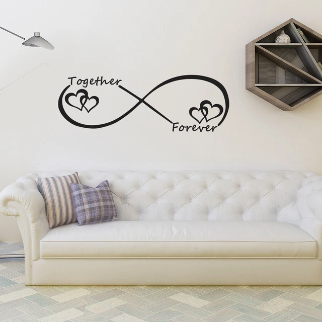 Stickers muraux | Autocollants muraux Peel And Stick  | TOGETHER FOREVER - L511