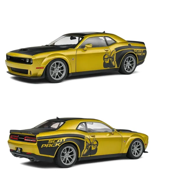 1/18 Solido DODGE CHALLENGER R/T SCAT PACK WIDEBODY GOLD 2020  S1805707