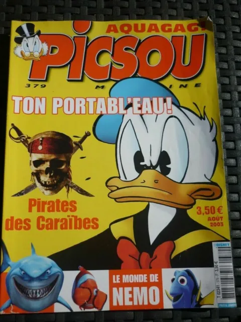 PICSOU MAGAZINE N°379 /Disney Hachette Presse  08-2003