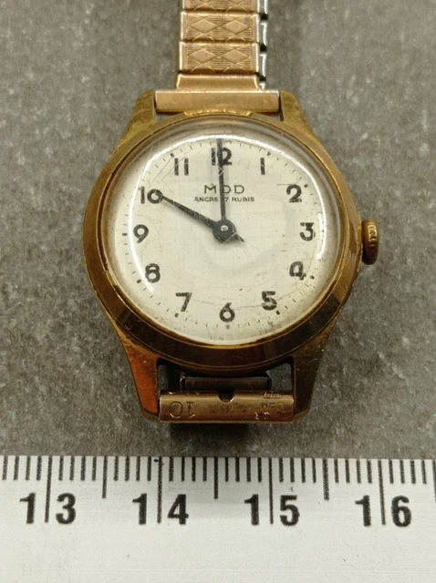Montre Femme Mecanique 1960's Acier Alliance 2000 Fonctionne Bien