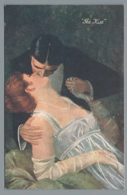 CR1449 - Cartolina augurale: The kiss - nuova
