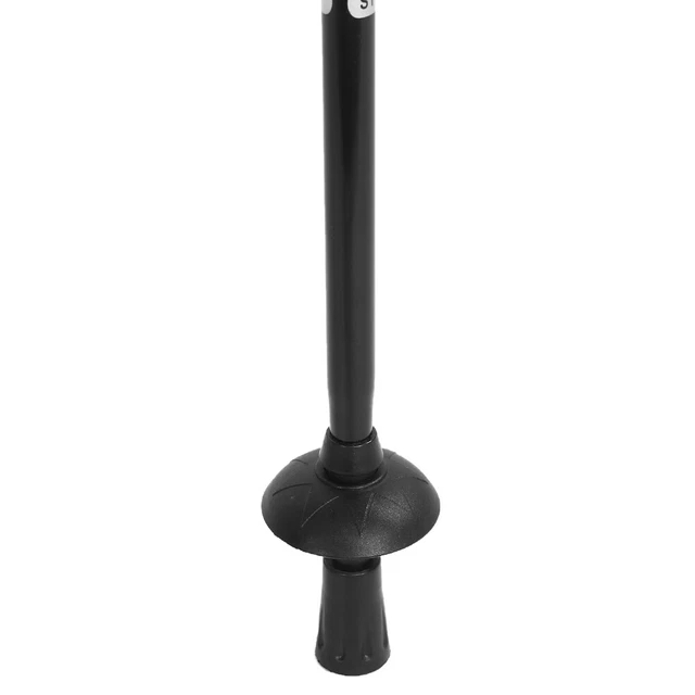 Bastón telescópico antichoque portátil (negro) con luz LED ajuste ECA
