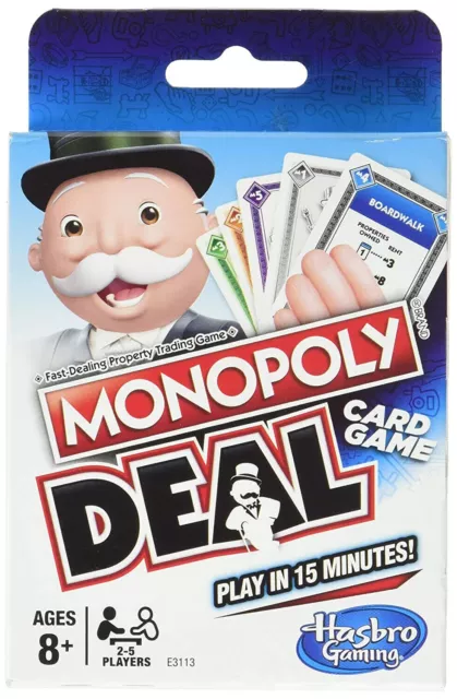 IOSCDH 2pcs Monopoly-Deal Jeu de Cartes à Jouer Jeux de Cartes Mono