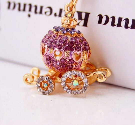 Hot Betsey Johnson Jewelry Fashion Pendant Pumpkin carriage Charm Chain necklace