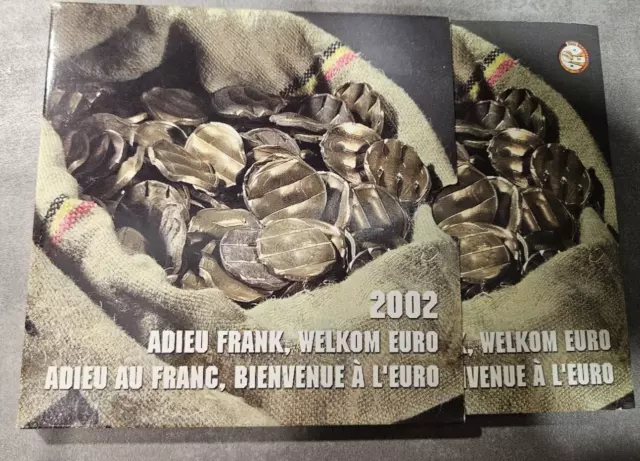 Euro Kursmünzensätze/ KMS  Belgien 2002 siehe Original Bilder