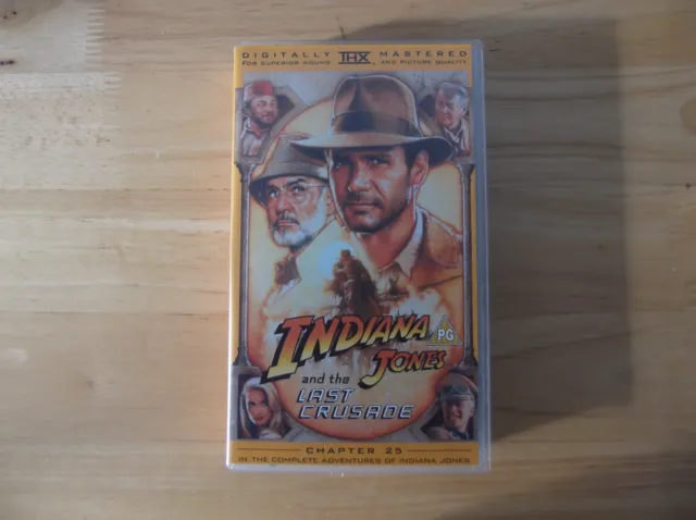 Indiana Jones and the Last Crusade - Harrison Ford - PAL VHS Video Tape (H27)