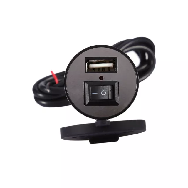 Portable Moto USB Chargeur de Téléphone Prise de Port Adaptateur étanche 12-24V