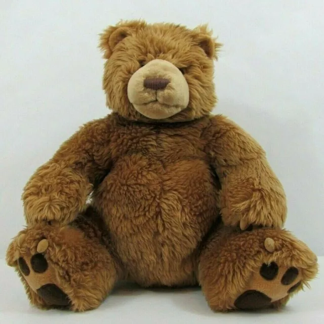 KOHL CARES FOR Kids Gund Bear Plush Stuffed Animal brown sitting toy 13 ...
