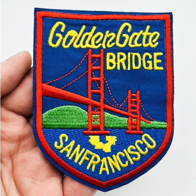San Francisco Golden Gate Bridge Sew On Travel City Patch