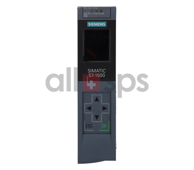 Simatic S7-1500, Cpu 1511-1 Pn, Zentralbaugruppe - 6Es7511-1Ak02-0Ab0 (Used)