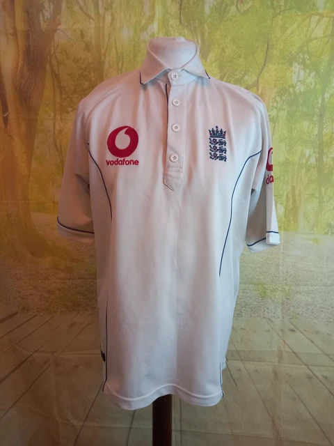ENGLAND CRICKET CLUB 2001 Ashes home Admiral Vodafone Shirt UK men's 