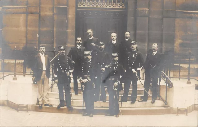Cpa War Photo Card Representing A Military Group