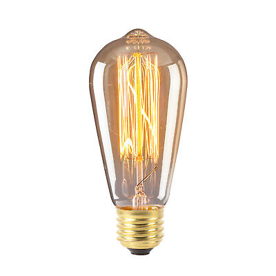 ST64 E27 40W Vis Vintage LED Ampoules Edison Ampoule Filament Lampe Blanc FR