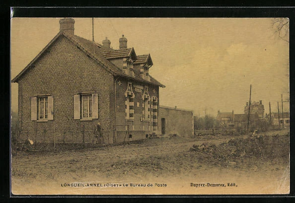 CPA Longueil-Annel, Le Bureau de Poste