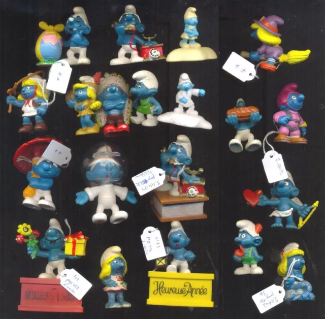 142 - Lot de 20 figurines SCHROUMPH