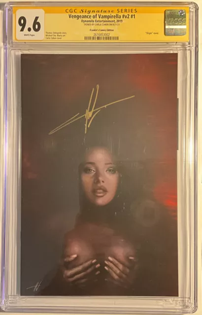 Vengeance of Vampirella v2 #1 CGC SS 9.6 signed by Carla Cohen VIRGIN 2019 NM