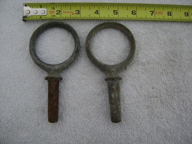 Galvanized Pair 2 Inch Oar Locks Boat (C2.5A11)