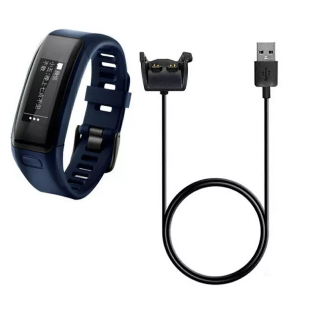 Smart Watch USB Charging Dock Cable Charger Cradle For Garmin Vivosmart HR/HR+