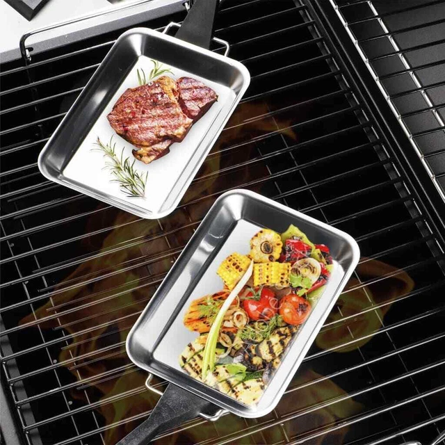 Set 3 Teglie Biscotti NutriChef - Antiaderenti 3 Misure Per Forno