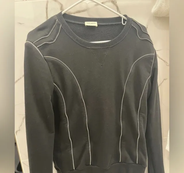 Saint Laurent Paris Black Sweater