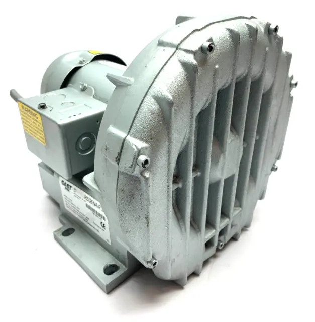 Gast Regenair R2103 Thermally Protected Vacuum Pump Regenerative Motor J311X