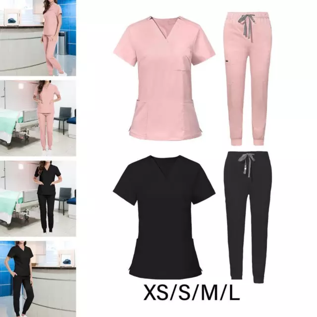 Uniformen Scrub Set Arbeitsanzüge Krankenschwester Top Hosen Arbeitskleidung